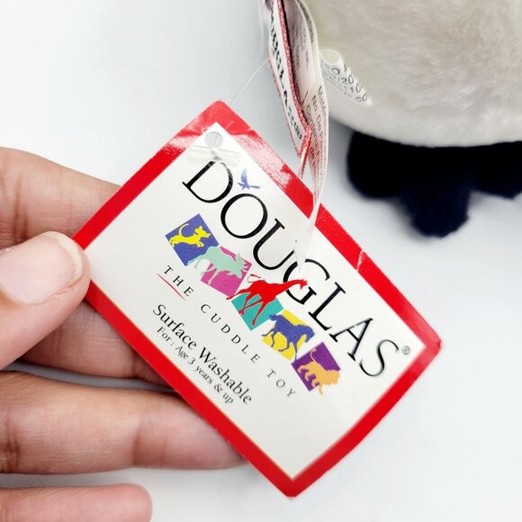Douglas Cuddle Toys Bibs the Emperor Penguin Stuffed Animal Plush with Tags 8" - Picture 4 of 9